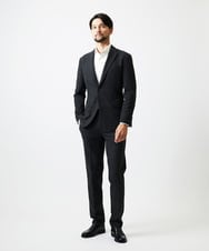 MNDDF05490 MICHEL KLEIN HOMME(ミッシェルクラン オム) ストライプテーラードジャケット ダークグレー