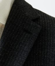 MNDDF05490 MICHEL KLEIN HOMME(ミッシェルクラン オム) ストライプテーラードジャケット ダークグレー