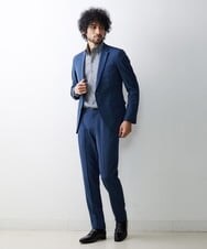 MNDDS01390 MICHEL KLEIN HOMME(ミッシェルクラン オム) オックステーラードジャケット ブルー(55)