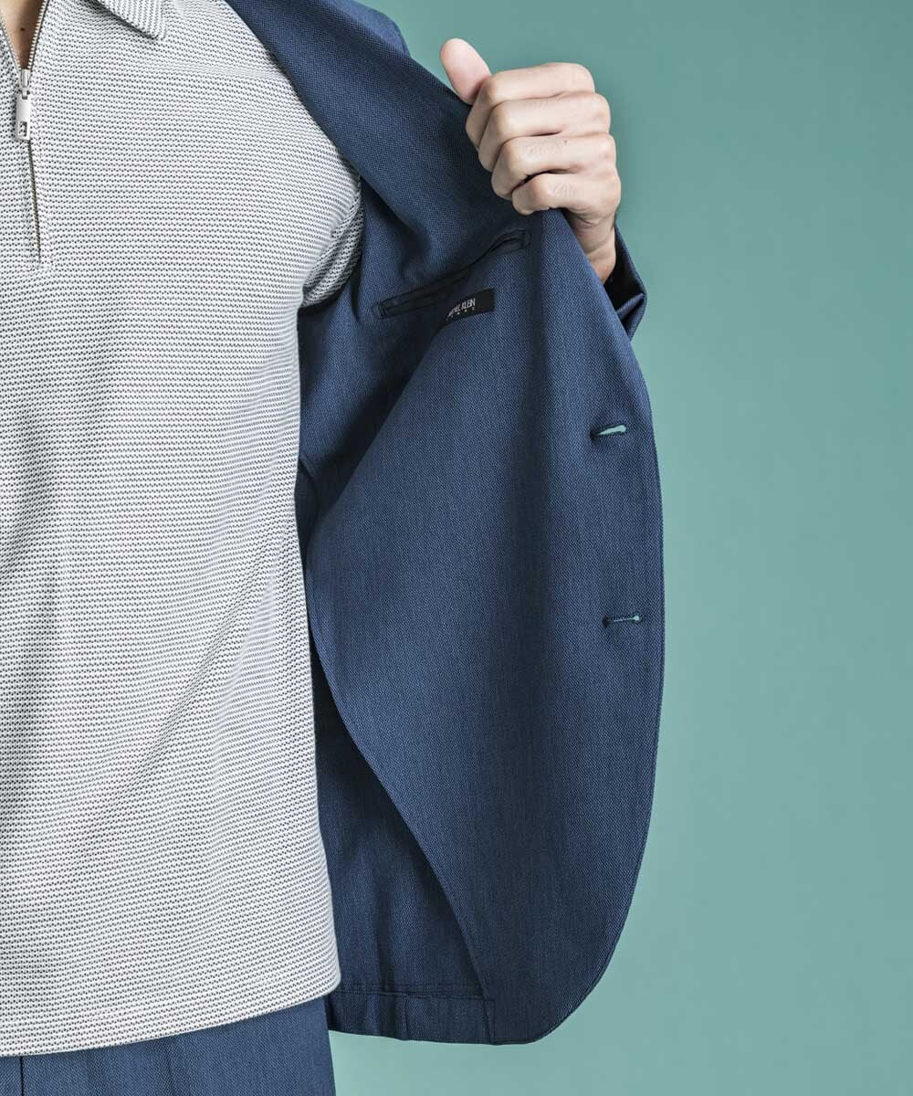 MNDDS01390 MICHEL KLEIN HOMME(ミッシェルクラン オム) オックステーラードジャケット ブルー(55)