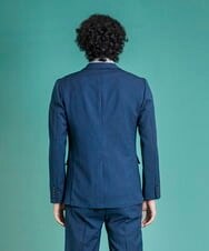MNDDS01390 MICHEL KLEIN HOMME(ミッシェルクラン オム) オックステーラードジャケット ブルー(55)
