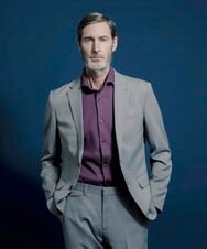 MNDDS01390 MICHEL KLEIN HOMME(ミッシェルクラン オム) オックステーラードジャケット ライトグレー(91)