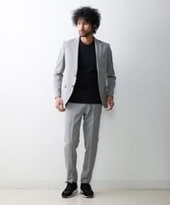 MNDDS01390 MICHEL KLEIN HOMME(ミッシェルクラン オム) オックステーラードジャケット ライトグレー(91)
