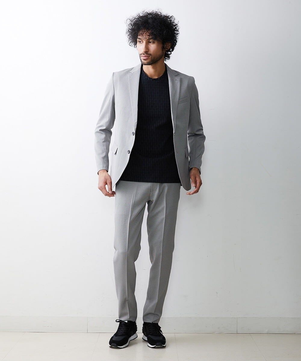 MNDDS01390 MICHEL KLEIN HOMME(ミッシェルクラン オム) オックステーラードジャケット ライトグレー(91)