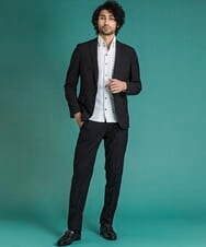 MNDDS01390 MICHEL KLEIN HOMME(ミッシェルクラン オム) オックステーラードジャケット ブラック(94)