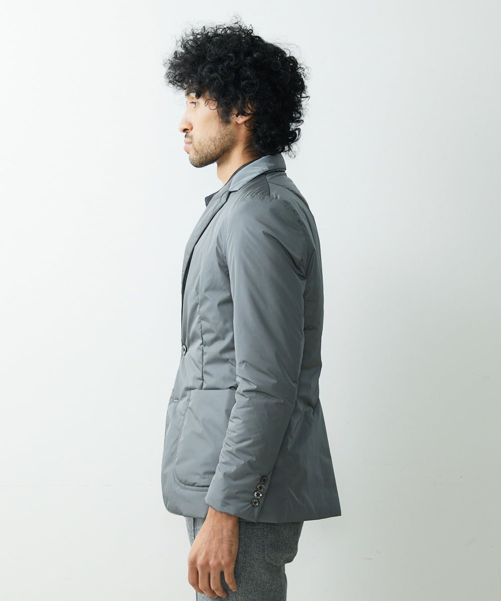 MNDDS49450 MICHEL KLEIN HOMME(ミッシェルクラン オム) パディングテーラージャケット グレー
