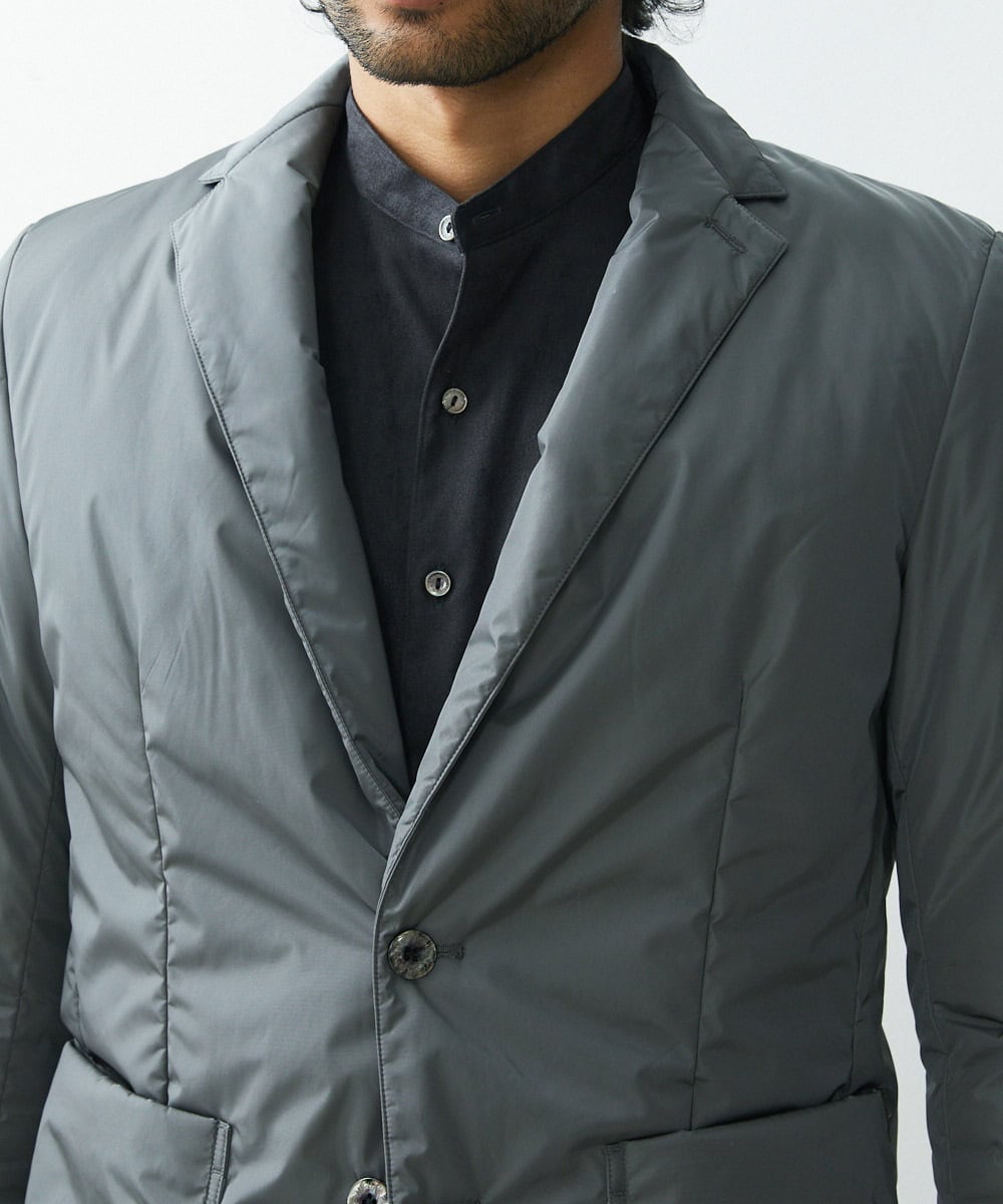 MNDDS49450 MICHEL KLEIN HOMME(ミッシェルクラン オム) パディングテーラージャケット グレー