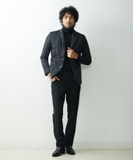 MNDDS49450 MICHEL KLEIN HOMME(ミッシェルクラン オム) パディングテーラージャケット ブラック
