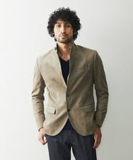 MNDDS50450 MICHEL KLEIN HOMME(ミッシェルクラン オム) 【2022年モデル】ベジタブルスエードコンバーチブルジャケット カーキ