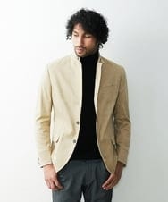 MNDDS50450 MICHEL KLEIN HOMME(ミッシェルクラン オム) 【2022年モデル】ベジタブルスエードコンバーチブルジャケット ベージュ