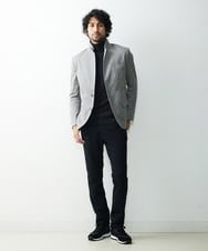 MNDDS50450 MICHEL KLEIN HOMME(ミッシェルクラン オム) 【2022年モデル】ベジタブルスエードコンバーチブルジャケット グレー
