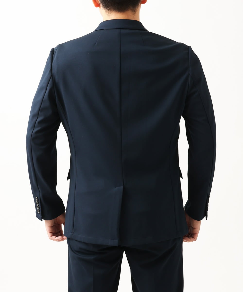 MNDDV02400 MICHEL KLEIN HOMME(ミッシェルクラン オム) 【2024年モデル】BODY MAKE ジャージテーラードジャケット ネイビー