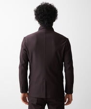 MNDDV51450 MICHEL KLEIN HOMME(ミッシェルクラン オム) ジャガードコンバーチブルジャケット セットアップ パープル