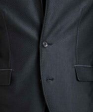 MNDDV51450 MICHEL KLEIN HOMME(ミッシェルクラン オム) ジャガードコンバーチブルジャケット セットアップ ブラック
