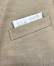 MNDDV52450 MICHEL KLEIN HOMME(ミッシェルクラン オム) デニム調ノーカラージャケット ベージュ