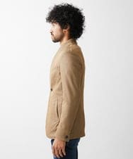 MNDDV52450 MICHEL KLEIN HOMME(ミッシェルクラン オム) デニム調ノーカラージャケット ベージュ