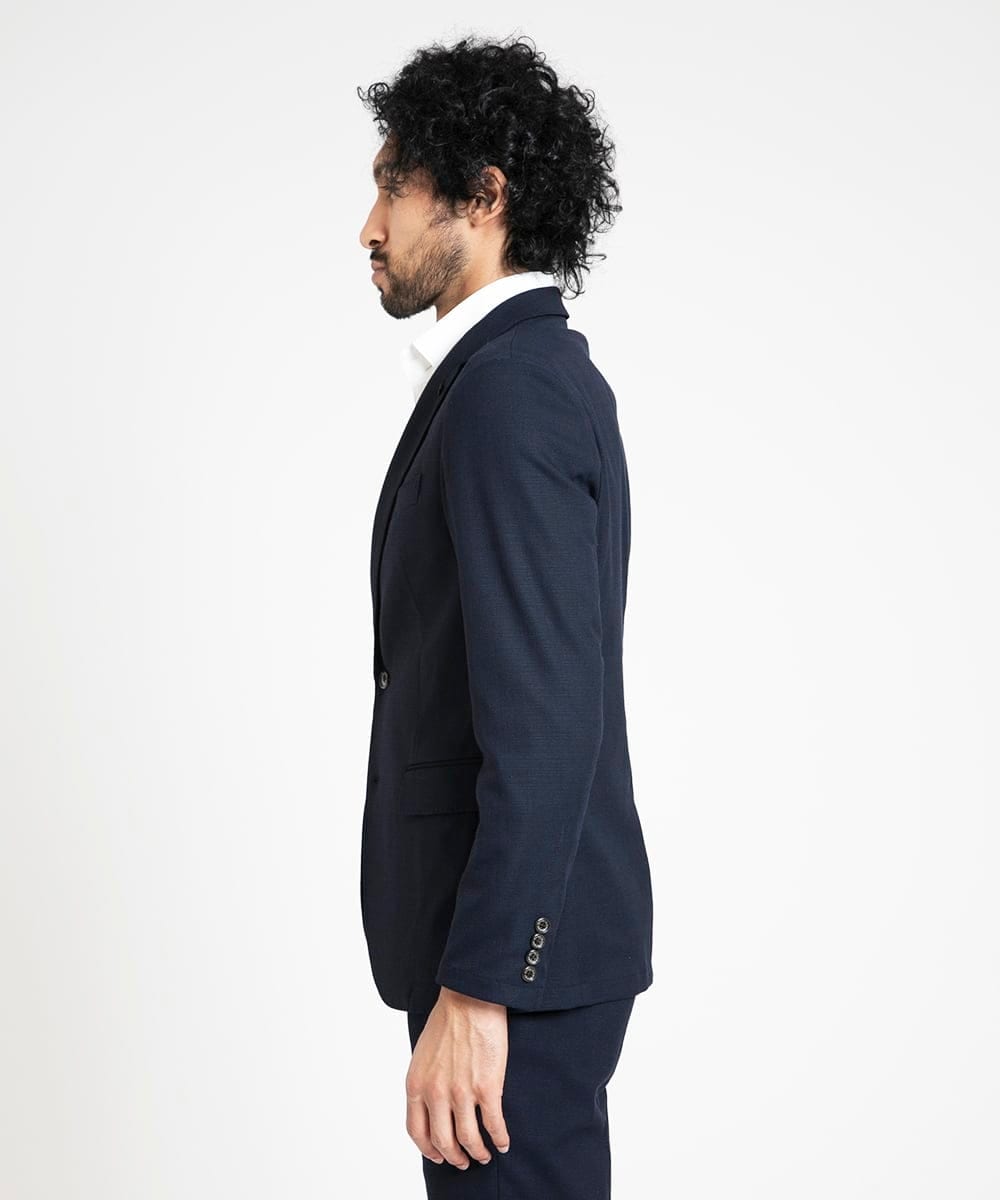 MNDDX04400 MICHEL KLEIN HOMME(ミッシェルクラン オム) ベーシックテーラードジャケット セットアップ ネイビー