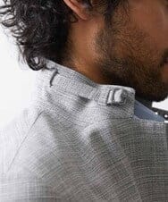 MNDDX05450 MICHEL KLEIN HOMME(ミッシェルクラン オム) ベーシックコンバーチブルジャケット セットアップ ライトグレー
