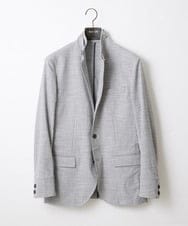 MNDDX05450 MICHEL KLEIN HOMME(ミッシェルクラン オム) ベーシックコンバーチブルジャケット セットアップ ライトグレー