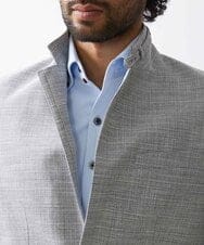 MNDDX05450 MICHEL KLEIN HOMME(ミッシェルクラン オム) ベーシックコンバーチブルジャケット セットアップ ライトグレー