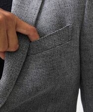 MNDGC06450 MICHEL KLEIN HOMME(ミッシェルクラン オム) メッシュ調テーラードジャケット セットアップ グレー