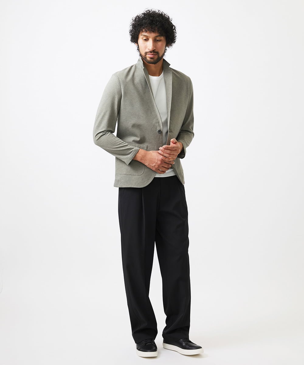 MNDGC30360 MICHEL KLEIN HOMME(ミッシェルクラン オム) カットコンバーチブルジャケット カーキ