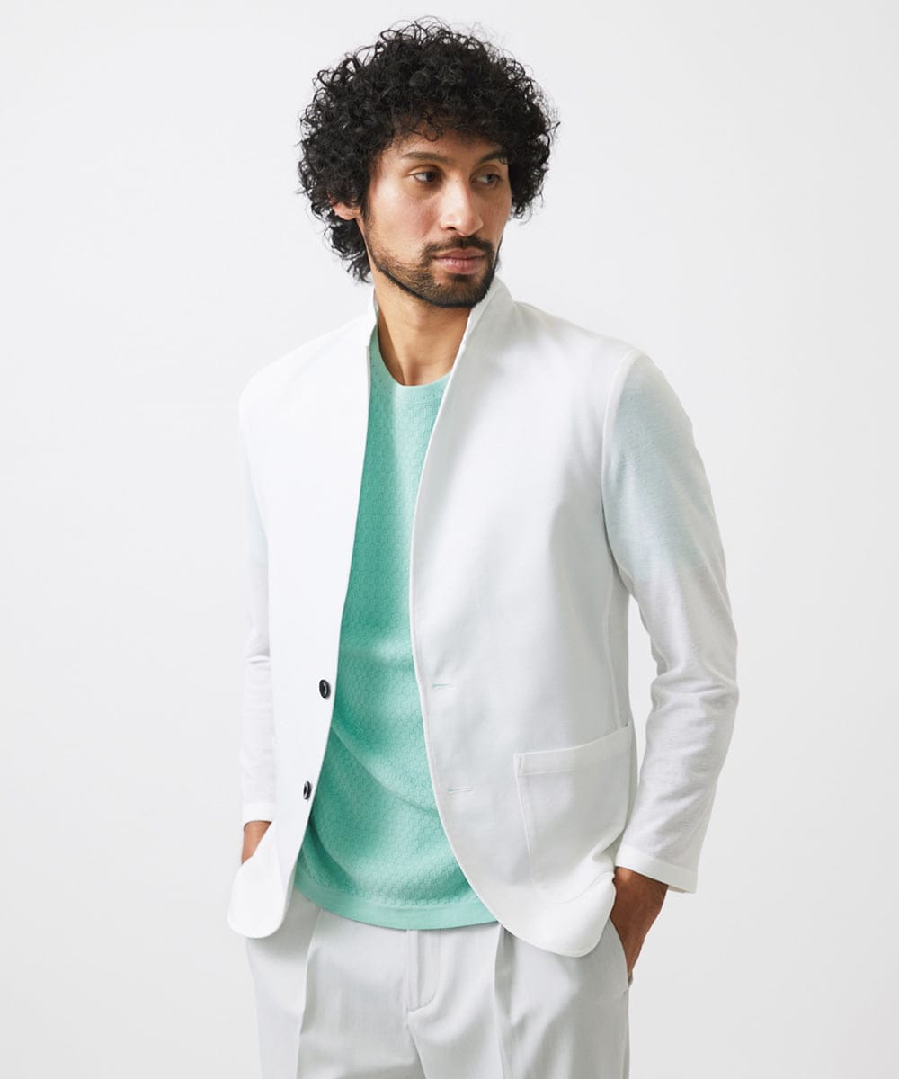 MNDGC30360 MICHEL KLEIN HOMME カットコンバーチブルジャケット