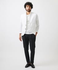 MNDGC30360 MICHEL KLEIN HOMME(ミッシェルクラン オム) カットコンバーチブルジャケット ホワイト