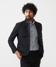 MNDGC54450 MICHEL KLEIN HOMME(ミッシェルクラン オム) メッシュコンバーチブルジャケット セットアップ ブラック