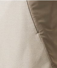 MNDGC58400 MICHEL KLEIN HOMME(ミッシェルクラン オム) ダブルフェイスノーカラージャケット セットアップ ベージュ