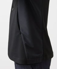MNDGC58400 MICHEL KLEIN HOMME(ミッシェルクラン オム) ダブルフェイスノーカラージャケット セットアップ ブラック