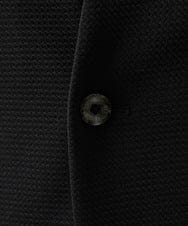 MNDGC58400 MICHEL KLEIN HOMME(ミッシェルクラン オム) ダブルフェイスノーカラージャケット セットアップ ブラック