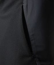 MNDGC58400 MICHEL KLEIN HOMME(ミッシェルクラン オム) ダブルフェイスノーカラージャケット セットアップ ブラック