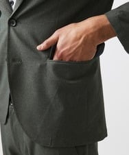 MNDGC64430 MICHEL KLEIN HOMME(ミッシェルクラン オム) メッシュテーラードジャケット セットアップ カーキ