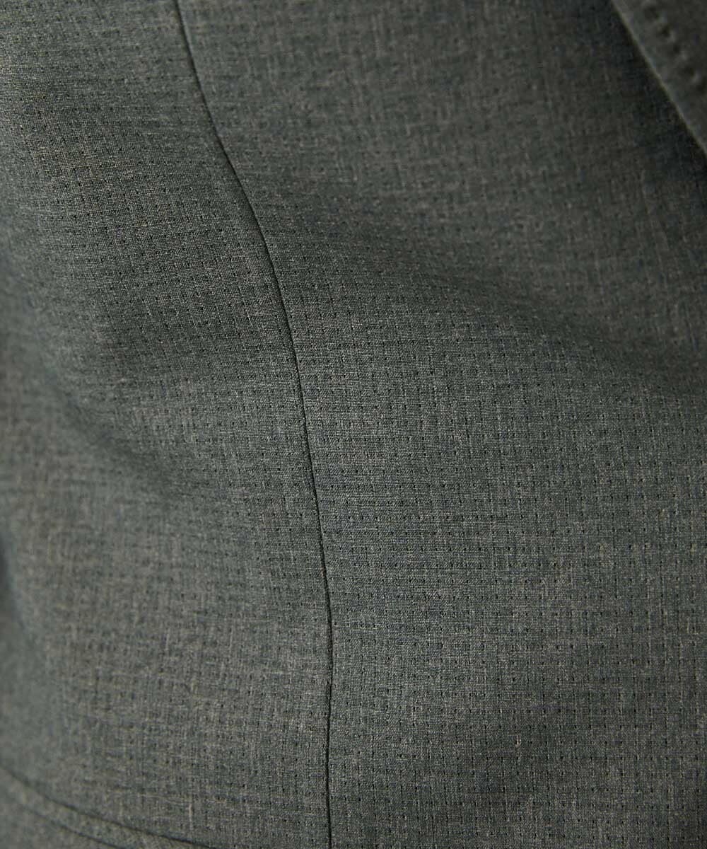 MNDGC64430 MICHEL KLEIN HOMME(ミッシェルクラン オム) メッシュテーラードジャケット セットアップ カーキ
