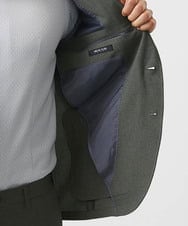 MNDGC64430 MICHEL KLEIN HOMME(ミッシェルクラン オム) メッシュテーラードジャケット セットアップ カーキ
