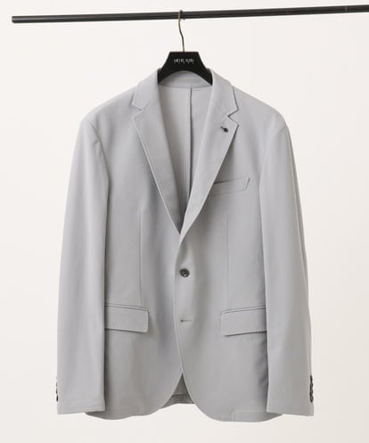 MNDGD03430  【セットアップ】コットンライクストレッチテーラードジャケット