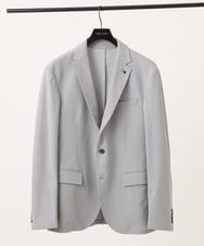 MNDGD03430 MICHEL KLEIN HOMME(ミッシェルクラン オム) 【セットアップ】コットンライクストレッチテーラードジャケット グレー