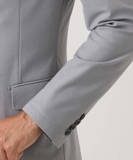 MNDGD03430 MICHEL KLEIN HOMME(ミッシェルクラン オム) 【セットアップ】コットンライクストレッチテーラードジャケット グレー