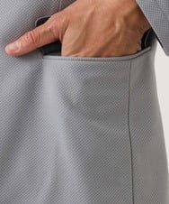 MNDGD03430 MICHEL KLEIN HOMME(ミッシェルクラン オム) 【セットアップ】コットンライクストレッチテーラードジャケット グレー