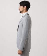 MNDGD03430 MICHEL KLEIN HOMME(ミッシェルクラン オム) 【セットアップ】コットンライクストレッチテーラードジャケット グレー