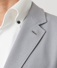 MNDGD03430 MICHEL KLEIN HOMME(ミッシェルクラン オム) 【セットアップ】コットンライクストレッチテーラードジャケット グレー