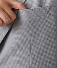 MNDGD03430 MICHEL KLEIN HOMME(ミッシェルクラン オム) 【セットアップ】コットンライクストレッチテーラードジャケット グレー