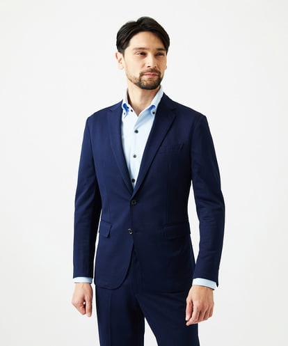 MNDGD54400  【セットアップ】メッシュテーラードジャケット