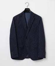 MNDGF06430 MICHEL KLEIN HOMME(ミッシェルクラン オム) 【セットアップ】メッシュプリントテーラードジャケット ネイビー