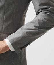 MNDGF06430 MICHEL KLEIN HOMME(ミッシェルクラン オム) 【セットアップ】メッシュプリントテーラードジャケット ライトグレー