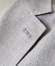 MNDGF06430 MICHEL KLEIN HOMME(ミッシェルクラン オム) 【セットアップ】メッシュプリントテーラードジャケット ライトグレー