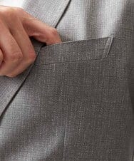 MNDGF06430 MICHEL KLEIN HOMME(ミッシェルクラン オム) 【セットアップ】メッシュプリントテーラードジャケット ライトグレー