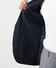 MNDGF55330 MICHEL KLEIN HOMME(ミッシェルクラン オム) ジャージカットジャケット ネイビー