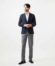 MNDGF55330 MICHEL KLEIN HOMME(ミッシェルクラン オム) ジャージカットジャケット ネイビー